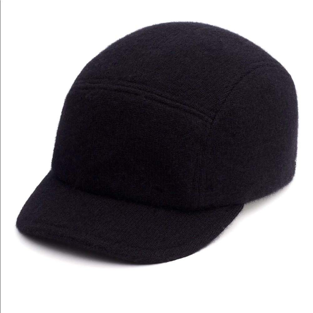 rag & bone Riley Cashmere Cap, Black, NWT